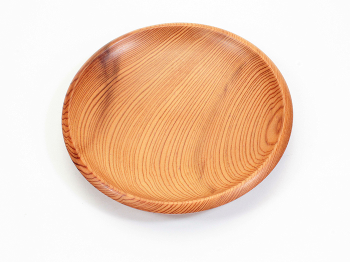 屋久杉 丸皿 直径10.5cm