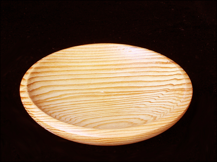 屋久杉 丸皿 直径8.5cm